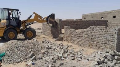 تنفيذ الإزالة الفورية للتعديات علي الأراضي الزراعية بكفر الشيخ 