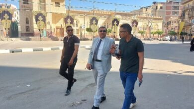 رئيس مدينة كفر الدوار يتابع جاهزية الساحات المخصصة لصلاة عيد الأضحى المبارك