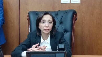 جاكلين عازر تهنئ الأنبا إيلاريون بمناسبة تجليسه أسقفا لإيبارشية البحيرة