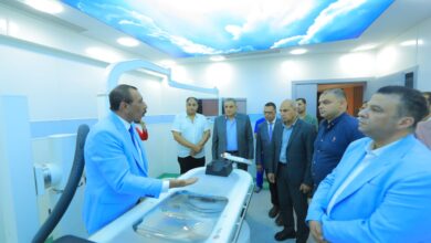 رئيس جامعة كفرالشيخ يفتتح أحدث وحدة لتفتيت المسالك البولية على مستوى الجمهورية