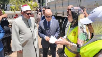 محافظ كفرالشيخ يتفقد القافلة الطبية الشاملة بدسوق بالتعاون مع جامعة الأزهر