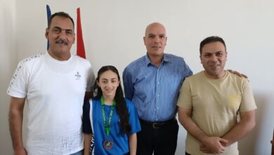 دكتور علاء الجزار يُكرّم البطلة جودي شريف شيبة بعد إنجازها التاريخي في تنس الطاولة