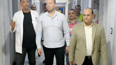 جولة مرورية لوكيل صحة البحيرة بمستشفى كفر الدوار العام فى فترة النوباتجية المسائية