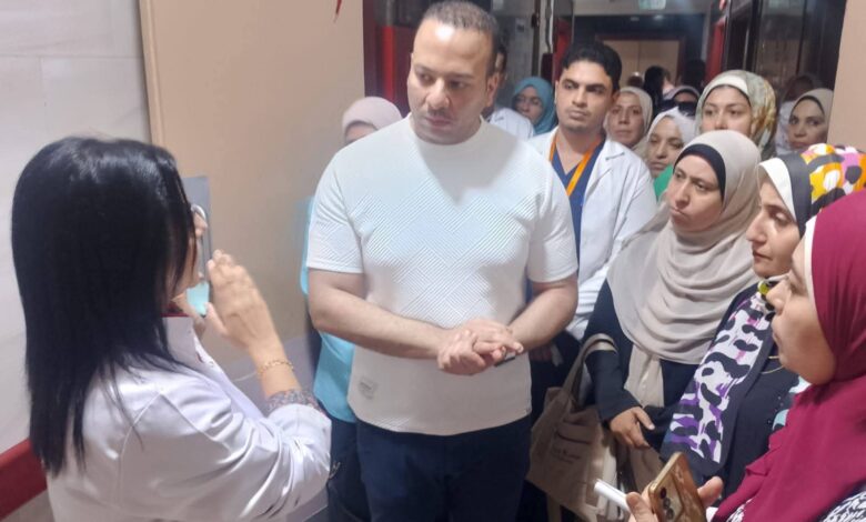 وكيل صحة البحيرة يقوم بجولة تفقدية ميدانية في مستشفى غرب النوبارية وكيل صحة البحيرة يقوم بجولة تفقدية ميدانية في مستشفى غرب النوبارية