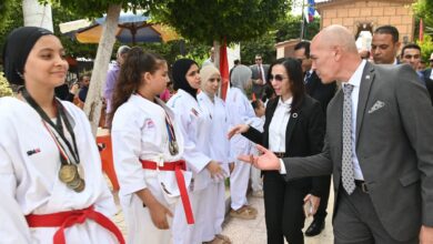 مديرية الشباب والرياضة تشارك في فعاليات احتفالات البحيرة بالعيد القومي للمحافظة