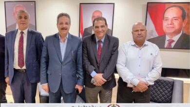 أمين الجبهة الوطنية بالبحيرة يستقبل مرشحى الحزب على مقعدي دمنهور وكوم حمادة لمناقشة إستعدادات الحملة الإنتخابية